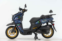 Vitacci Tank Pro Elite 200, (carb) Electric Start, Passenger seat with backrest,  Keyless start Automatic Trans, telescopic front forks, USB Port , Back Rest, Custom Alloy Style Rims
