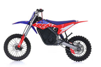 Apollo RFN Warrior Kids SX-E2 14/12 48V Kids Electric Dirt Bike, 1KW Motor, 48V 15Ah Lithium Battery, Hydraulic Disc Brakes, Steel Frame, Adjustable Seat Height, LED Display