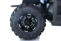 Apollo Cyber Roamer 250 EFI, 224cc Adult ATV, 4-Stroke, Oil Cooled, EFI, CVT Automatic with Reverse, Front & Rear Hydraulic Disc Brakes, Double Wishbone Front Suspension, Aluminum Wheels, LED Lighting, USB Port, Front & Rear Racks, 33" Seat Height
