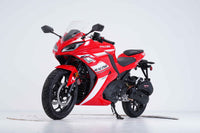 Vitacci Falcon 200 EFI 168cc Adult Street Bike, Electronic Fuel Injection, CVT Automatic, Front and Rear Disc Brakes, 17 Inch Front Wheel