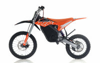 Apollo RFN Warrior SX-E2 Pro Max 17/14 48V Youth Electric Dirt Bike, 5000W Peak Motor, 48V 25Ah Samsung Lithium Battery, 3 Speed Modes up to 43 MPH, Hydraulic Disc Brakes