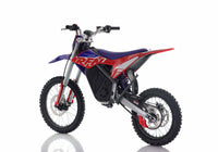 Apollo RFN Warrior SX-E2 Pro Max 17/14 48V Youth Electric Dirt Bike, 5000W Peak Motor, 48V 25Ah Samsung Lithium Battery, 3 Speed Modes up to 43 MPH, Hydraulic Disc Brakes