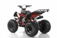 Vitacci Falcon X 119.7cc Youth ATV, Semi-Automatic with Reverse, Front and Rear Hydraulic Brakes, Electric Start, CDI Ignition, Air-Cooled 4-Stroke Engine, 8 Inch Wheels