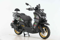 Vitacci Tank Pro Elite 200, (carb) Electric Start, Passenger seat with backrest,  Keyless start Automatic Trans, telescopic front forks, USB Port , Back Rest, Custom Alloy Style Rims