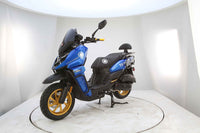 Vitacci Tank Sport X200,  Air Cooled 168cc, 31.5 inch seat height, Blue Tooth Audio,  Carburetor, CDI Electronics, Front and Rear Disk Brakes, Passenger back Rest, 13 inch Custom Rims, Winds