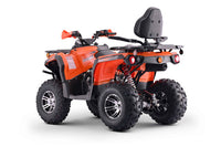Apollo  Pentora 200 EFI. 177cc, Utility Style, Adult ATV. Passenger Back Rest  Fuel Injected, 177cc AIr Cooled, 32.9 Inch Seat, fully Automatic with reverse