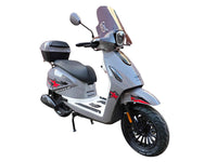 Vitacci Milano 150 150cc Scooter, CVT Automatic, Front Disc Rear Drum Brakes, 12-Inch Aluminum Wheels, Digital Speedometer, LED Lighting, USB Charger, Windshield, Rear Trunk