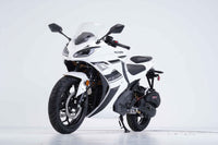 Vitacci Falcon 200 EFI 168cc Adult Street Bike, Electronic Fuel Injection, CVT Automatic, Front and Rear Disc Brakes, 17 Inch Front Wheel