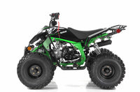 Vitacci Falcon X 119.7cc Youth ATV, Semi-Automatic with Reverse, Front and Rear Hydraulic Brakes, Electric Start, CDI Ignition, Air-Cooled 4-Stroke Engine, 8 Inch Wheels