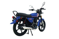 Vitacci Ostin 250, 229cc, Street legal, 4-Stroke, Air Cooled, Manual Transmission, Electric & Kick Start, Front Disc Rear Drum Brakes, Custom 18" Spoked Wheels, Dual Rear Shocks, 30.7" Seat Height