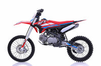 Apollo Thunder 150 Full Size Dirt Pit Bike, 4 Speed Manual, 140cc, Kick Start, 34.5 Inch Seat Height, 19 inch front tire, CARB