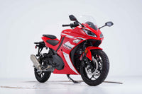 Vitacci Falcon 200 EFI 168cc Adult Street Bike, Electronic Fuel Injection, CVT Automatic, Front and Rear Disc Brakes, 17 Inch Front Wheel