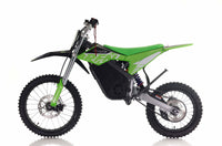 Apollo RFN Warrior SX-E2 Pro Max 17/14 48V Youth Electric Dirt Bike, 5000W Peak Motor, 48V 25Ah Samsung Lithium Battery, 3 Speed Modes up to 43 MPH, Hydraulic Disc Brakes