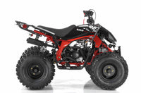 Vitacci Falcon X 119.7cc Youth ATV, Semi-Automatic with Reverse, Front and Rear Hydraulic Brakes, Electric Start, CDI Ignition, Air-Cooled 4-Stroke Engine, 8 Inch Wheels