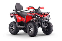 Apollo  Pentora 200 EFI. 177cc, Utility Style, Adult ATV. Passenger Back Rest  Fuel Injected, 177cc AIr Cooled, 32.9 Inch Seat, fully Automatic with reverse