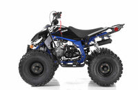 Vitacci Falcon X 119.7cc Youth ATV, Semi-Automatic with Reverse, Front and Rear Hydraulic Brakes, Electric Start, CDI Ignition, Air-Cooled 4-Stroke Engine, 8 Inch Wheels