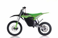 Apollo RFN Warrior SX-E2 Pro Max 17/14 48V Youth Electric Dirt Bike, 5000W Peak Motor, 48V 25Ah Samsung Lithium Battery, 3 Speed Modes up to 43 MPH, Hydraulic Disc Brakes