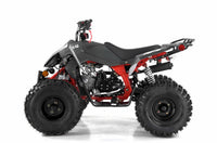 Vitacci Falcon X 119.7cc Youth ATV, Semi-Automatic with Reverse, Front and Rear Hydraulic Brakes, Electric Start, CDI Ignition, Air-Cooled 4-Stroke Engine, 8 Inch Wheels