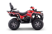 Apollo  Pentora 200 EFI. 177cc, Utility Style, Adult ATV. Passenger Back Rest  Fuel Injected, 177cc AIr Cooled, 32.9 Inch Seat, fully Automatic with reverse