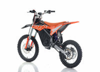 Apollo RFN Warrior SX-E2 Pro Max 17/14 48V Youth Electric Dirt Bike, 5000W Peak Motor, 48V 25Ah Samsung Lithium Battery, 3 Speed Modes up to 43 MPH, Hydraulic Disc Brakes