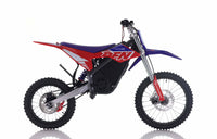 Apollo RFN Warrior SX-E2 Pro Max 17/14 48V Youth Electric Dirt Bike, 5000W Peak Motor, 48V 25Ah Samsung Lithium Battery, 3 Speed Modes up to 43 MPH, Hydraulic Disc Brakes