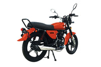 Vitacci Ostin 250, 229cc, Street legal, 4-Stroke, Air Cooled, Manual Transmission, Electric & Kick Start, Front Disc Rear Drum Brakes, Custom 18" Spoked Wheels, Dual Rear Shocks, 30.7" Seat Height