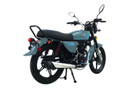 Vitacci Ostin 250, 229cc, Street legal, 4-Stroke, Air Cooled, Manual Transmission, Electric & Kick Start, Front Disc Rear Drum Brakes, Custom 18" Spoked Wheels, Dual Rear Shocks, 30.7" Seat Height