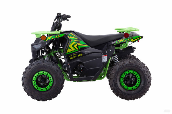 Vitacci IRide 125cc Mid Size Youth ATV, Electric Start, Automatic Trans, Reverse, Over head Cam, Balanced Shaft Engine