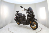 Vitacci Tank Sport X200,  Air Cooled 168cc, 31.5 inch seat height, Blue Tooth Audio,  Carburetor, CDI Electronics, Front and Rear Disk Brakes, Passenger back Rest, 13 inch Custom Rims, Winds
