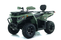 Apollo Cyber Roamer 250 EFI, 224cc Adult ATV, 4-Stroke, Oil Cooled, EFI, CVT Automatic with Reverse, Front & Rear Hydraulic Disc Brakes, Double Wishbone Front Suspension, Aluminum Wheels, LED Lighting, USB Port, Front & Rear Racks, 33" Seat Height