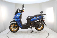Vitacci Tank Sport X200,  Air Cooled 168cc, 31.5 inch seat height, Blue Tooth Audio,  Carburetor, CDI Electronics, Front and Rear Disk Brakes, Passenger back Rest, 13 inch Custom Rims, Winds