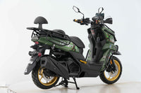 Vitacci Tank Pro Elite 200, (carb) Electric Start, Passenger seat with backrest,  Keyless start Automatic Trans, telescopic front forks, USB Port , Back Rest, Custom Alloy Style Rims