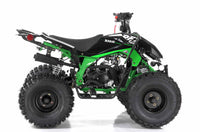 Vitacci Falcon X 119.7cc Youth ATV, Semi-Automatic with Reverse, Front and Rear Hydraulic Brakes, Electric Start, CDI Ignition, Air-Cooled 4-Stroke Engine, 8 Inch Wheels