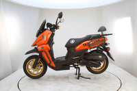 Vitacci Tank Sport X200,  Air Cooled 168cc, 31.5 inch seat height, Blue Tooth Audio,  Carburetor, CDI Electronics, Front and Rear Disk Brakes, Passenger back Rest, 13 inch Custom Rims, Winds