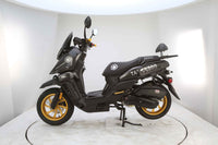 Vitacci Tank Sport X200,  Air Cooled 168cc, 31.5 inch seat height, Blue Tooth Audio,  Carburetor, CDI Electronics, Front and Rear Disk Brakes, Passenger back Rest, 13 inch Custom Rims, Winds