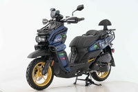 Vitacci Tank Pro Elite 200, (carb) Electric Start, Passenger seat with backrest,  Keyless start Automatic Trans, telescopic front forks, USB Port , Back Rest, Custom Alloy Style Rims