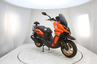 Vitacci Tank Sport X200,  Air Cooled 168cc, 31.5 inch seat height, Blue Tooth Audio,  Carburetor, CDI Electronics, Front and Rear Disk Brakes, Passenger back Rest, 13 inch Custom Rims, Winds