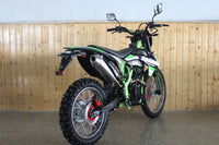 CRT Moto DF300RTT Broncho 300 Dirt Bike,  Air Cooled 250cc, 37 inch seat height, 21 inch front tire,CA LEGAL, 5-Speed Manual, Electric Start, DOT light package, Inverted Front Forks