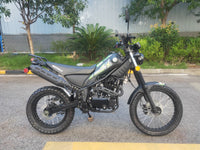 RPS Magician 250 223cc Dual Sport Motorcycle, 5-Speed Manual, Electric and Kick Start, Front and Rear Hydraulic Disc Brakes, 19-Inch Front Tire, 32.3-Inch Seat Height