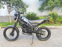 RPS Magician 250 223cc Dual Sport Motorcycle, 5-Speed Manual, Electric and Kick Start, Front and Rear Hydraulic Disc Brakes, 19-Inch Front Tire, 32.3-Inch Seat Height
