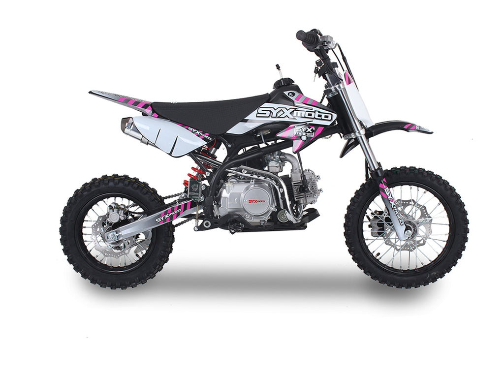 Ice bear PAD 125-1F Roost, Fully Automatic Pit Bike, 14 inch front tire, Electric Start, Dual Disc Brakes, 29.5 Inch Seat Height( 2024 model)