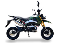 Ice Bear Rogue PMZ125-1EN. 125cc  Grom Style Dual Sport, LCD Speedometer, 4 Speed Trans, Larger Gas Tank