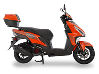 Ice Bear Clash PMZ150-2, GY6 Honda Clone engine, Electric and kick Start, Large 12 inch front Rim, Telescopic front forks, Locking  Trunk