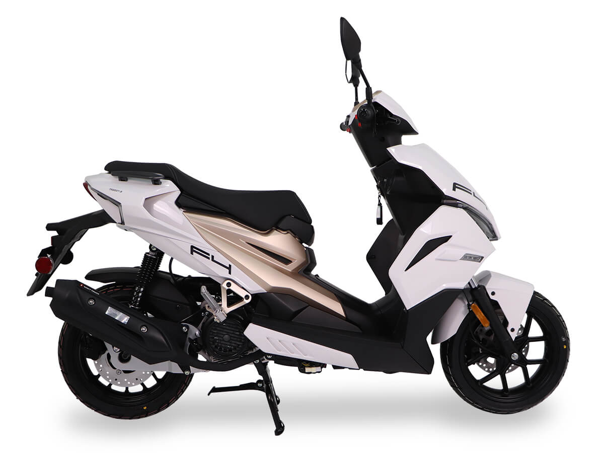 Ice Bear F4 PMZ200-F4, 200cc Fuel Injected GY6 engine, CVT, Dual Disc