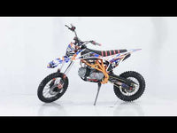 Tao DB27 125cc Youth Dirt Bike, 4 Speed Manual, Kick Start, Powder Coated Frame, Adjustable Levers, Gripper Seat, Off Road Only