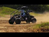 Tao Motor GK110 110cc Kids Go-Kart, Automatic with Reverse, Electric Start, 2 Seats, Hydraulic Disc Brakes, Speed Limiter