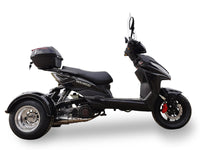 Ice Bear Mojo Z 150cc PST150-9Z,   Wind Shield, Storage Trunk, Chrome Rear Wheels, Automatic, Electric Start