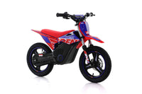 RFN Warrior Kids SX-E350, 36V Kids Electric Dirt Bike, 350W Motor, 36V 5Ah Lithium Battery, 3 Speed Modes up to 18.6 MPH, 140mm Front & Rear Disc Brakes, 14 Inch Alloy Wheels, Ages 4-8