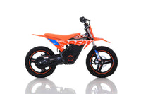RFN Warrior Kids SX-E350, 36V Kids Electric Dirt Bike, 350W Motor, 36V 5Ah Lithium Battery, 3 Speed Modes up to 18.6 MPH, 140mm Front & Rear Disc Brakes, 14 Inch Alloy Wheels, Ages 4-8