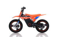 RFN Warrior Kids SX-E350, 36V Kids Electric Dirt Bike, 350W Motor, 36V 5Ah Lithium Battery, 3 Speed Modes up to 18.6 MPH, 140mm Front & Rear Disc Brakes, 14 Inch Alloy Wheels, Ages 4-8